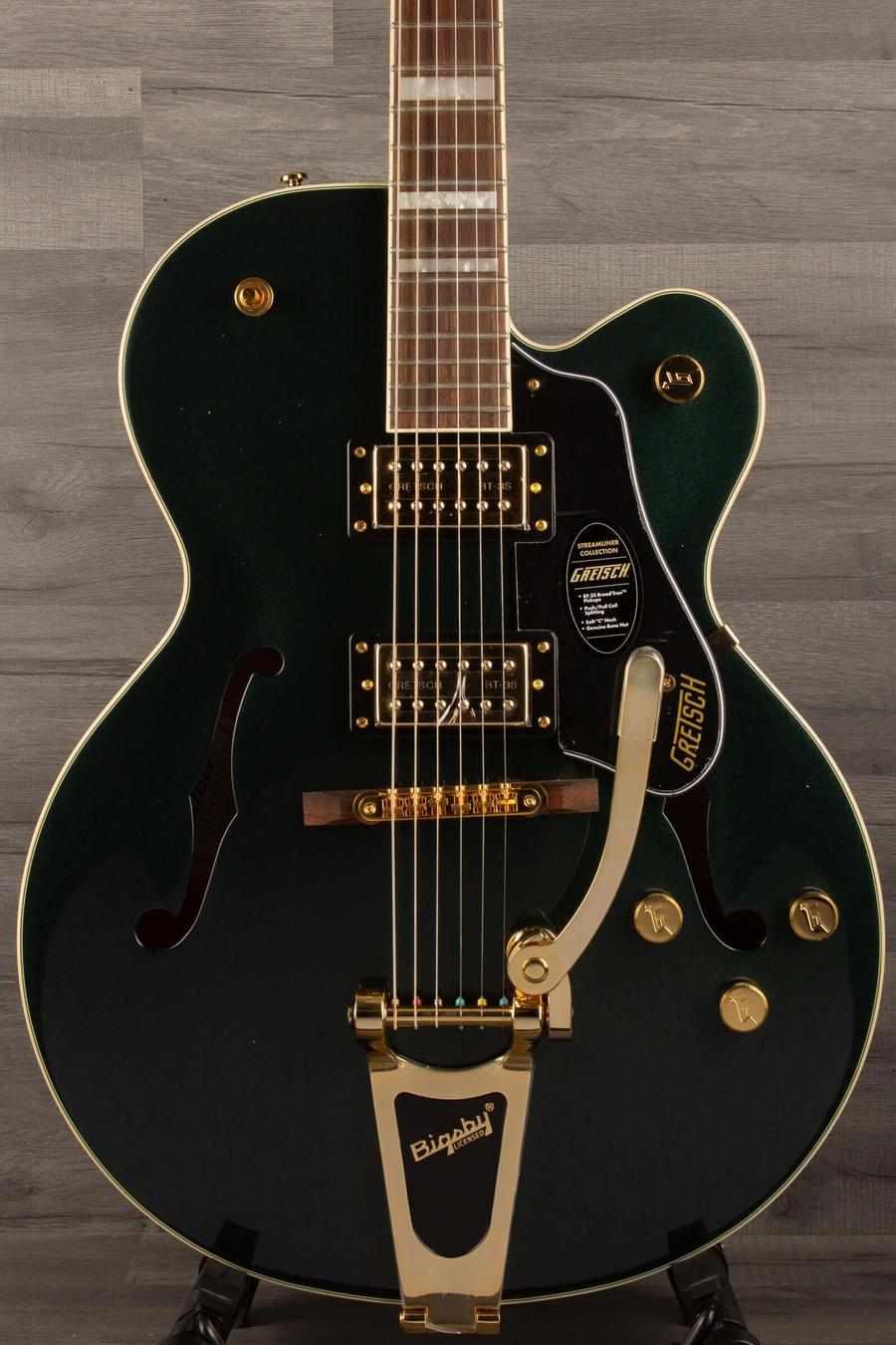 Gretsch G2420TG Streamliner™ Hollow Body with Bigsby® LTD, Laurel Fingerboard, Broad'Tron™ BT-3S Pickups, Cadillac Green - MusicStreet