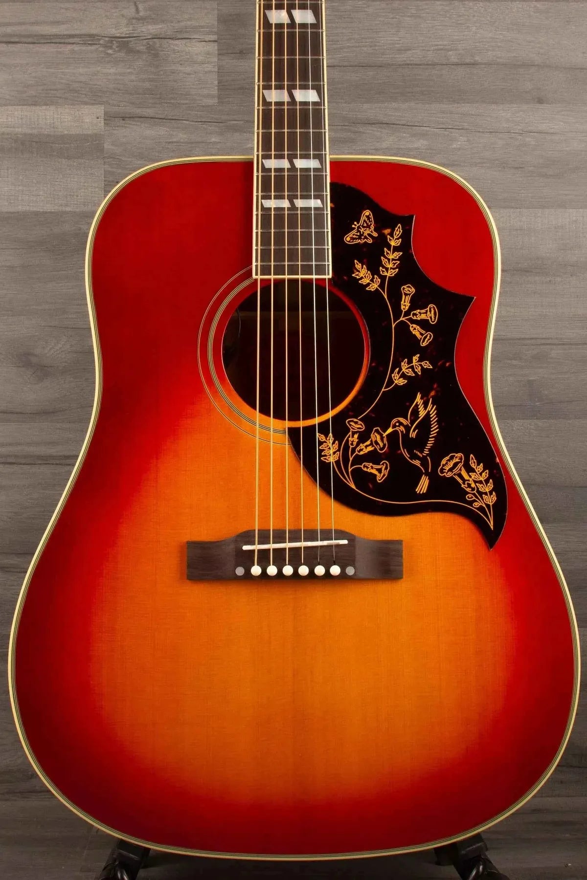 Epiphone Inspire By Gibson 1960 Hummingbird Reissue, Heritage Cherry Sunburst