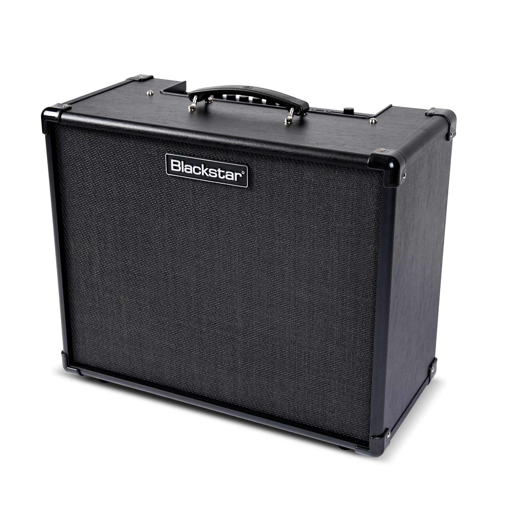 Blackstar IDX:100 High power digital combo amplifier in sleek black design with sturdy handle.