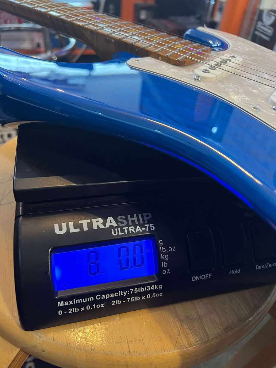 USED - Fender Custom Shop NOS Stratocaster Sapphire blue transparent