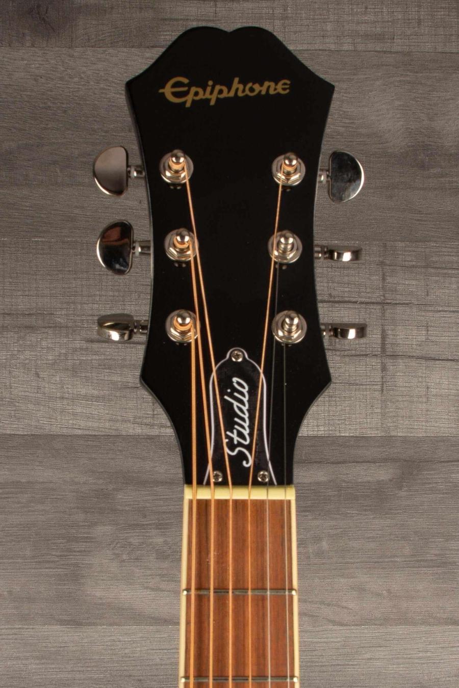 Epiphone J-45 EC Studio soild top, Ebony - MusicStreet