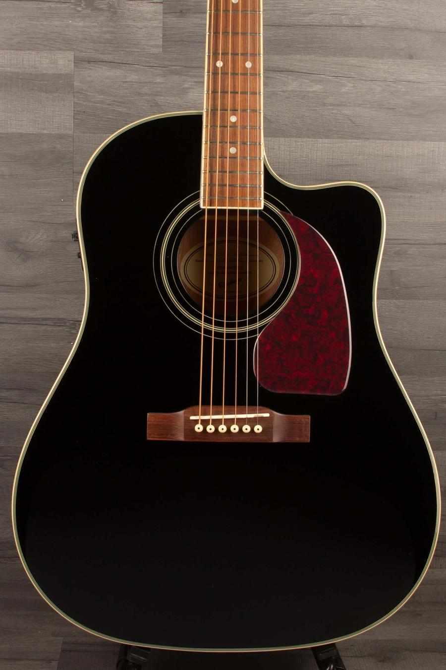 Epiphone J-45 EC Studio soild top, Ebony