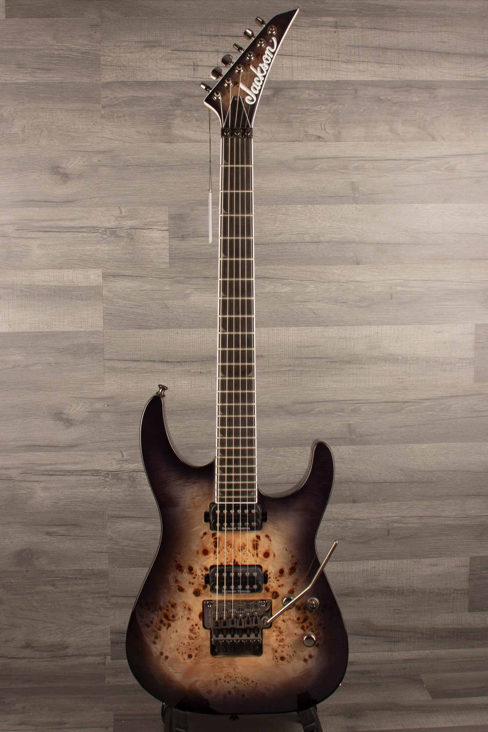 Jackson - Pro Series Soloist™ SL2P MAH, Ebony Fingerboard, Transparent Black Burst