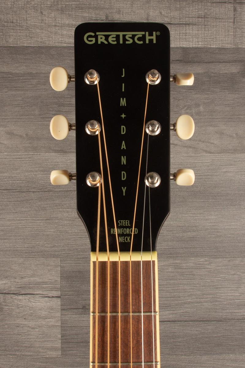 Gretsch Jim Dandy™ Parlor, Walnut Fingerboard, Black Pickguard, Deep cherry burst