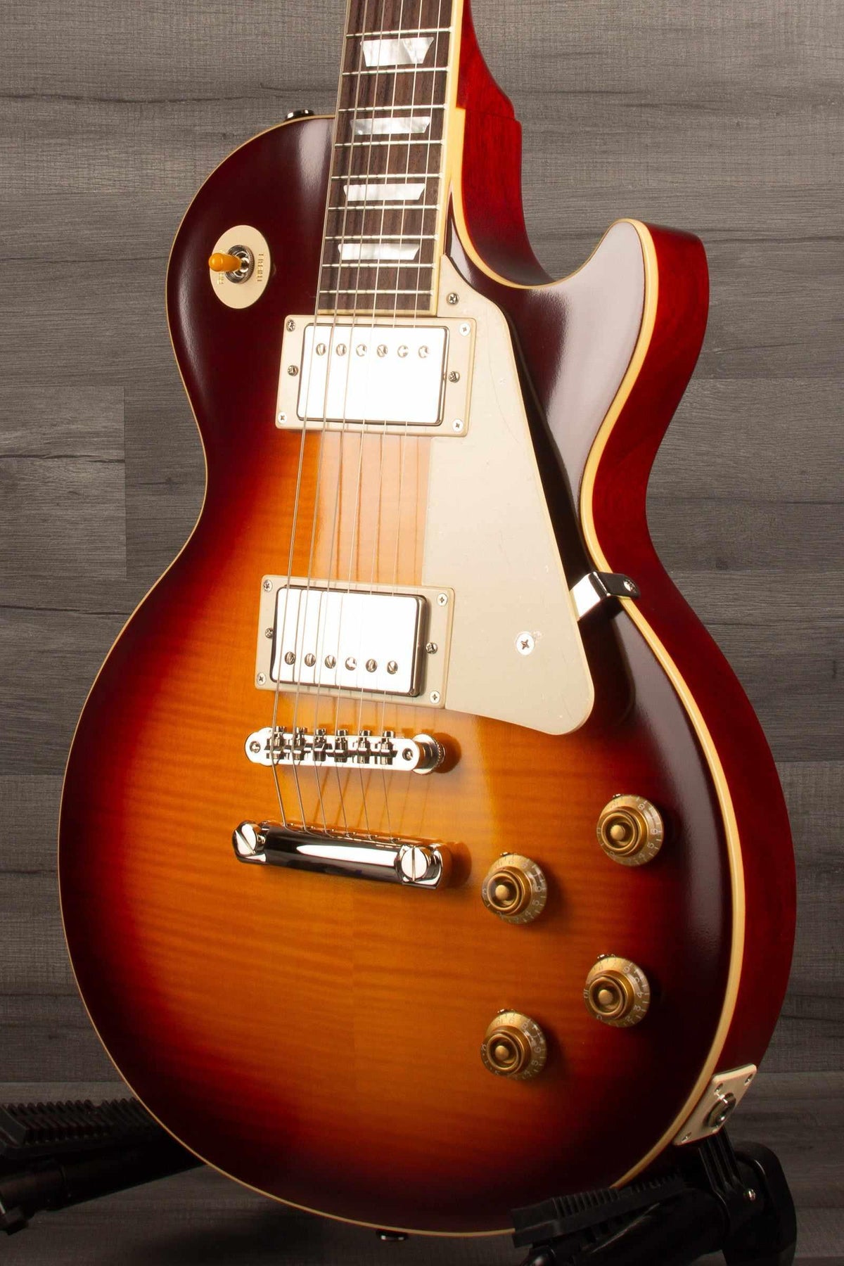 Epiphone 1959 Les Paul Standard Reissue, Deep Cherry Sunburst - inc hard case - MusicStreet