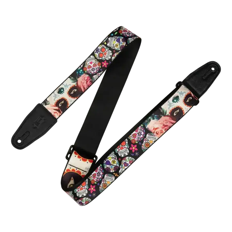 Levy's Calaca series Guitar Strap - Eyes - MusicStreet