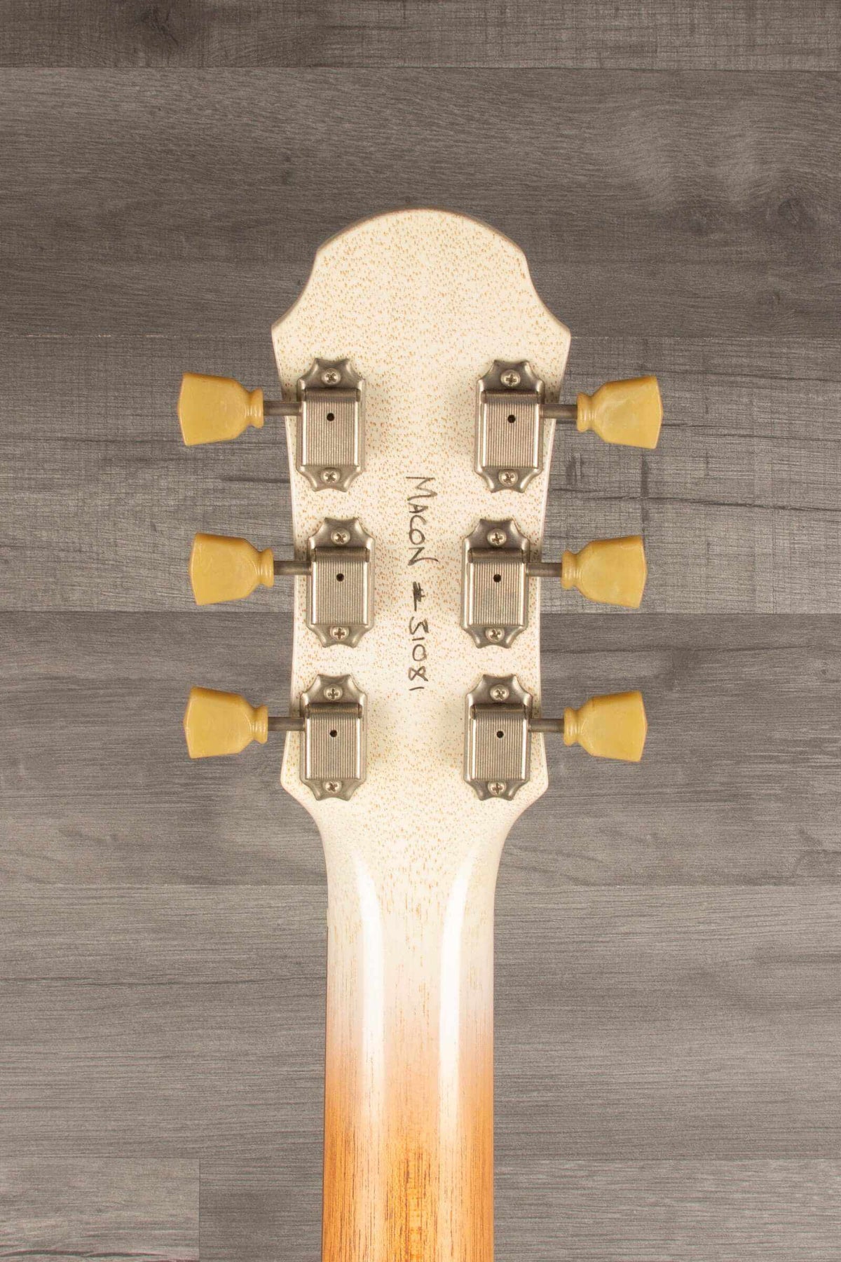 Patrick James Eggle Macon Junior DC Electric Guitar - Grained Blonde s#31081