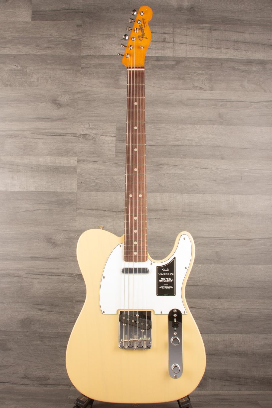 Fender Vintera® III Mid '60s Telecaster®, Rosewood Fingerboard, Vintage Blonde - MusicStreet