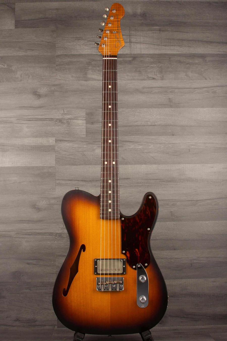 Patrick James Eggle Oz-T Cabronita Thinline 2 Tone burst s#31397