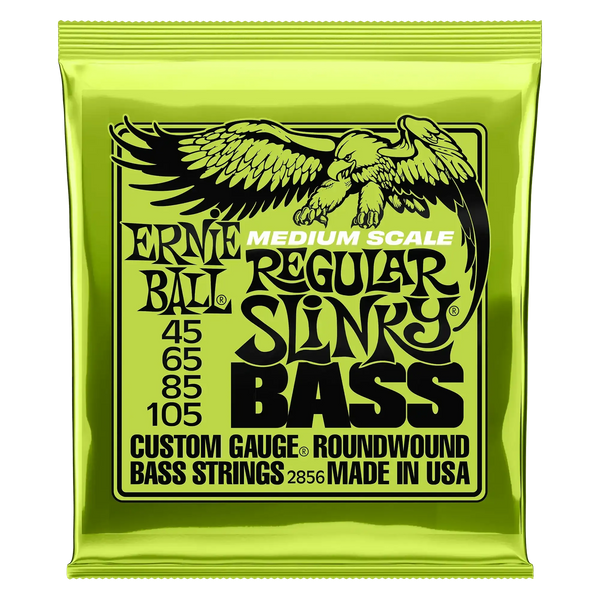 Ernie Ball 2856 Regular Slinky Medium Scale Bass Strings 45-105