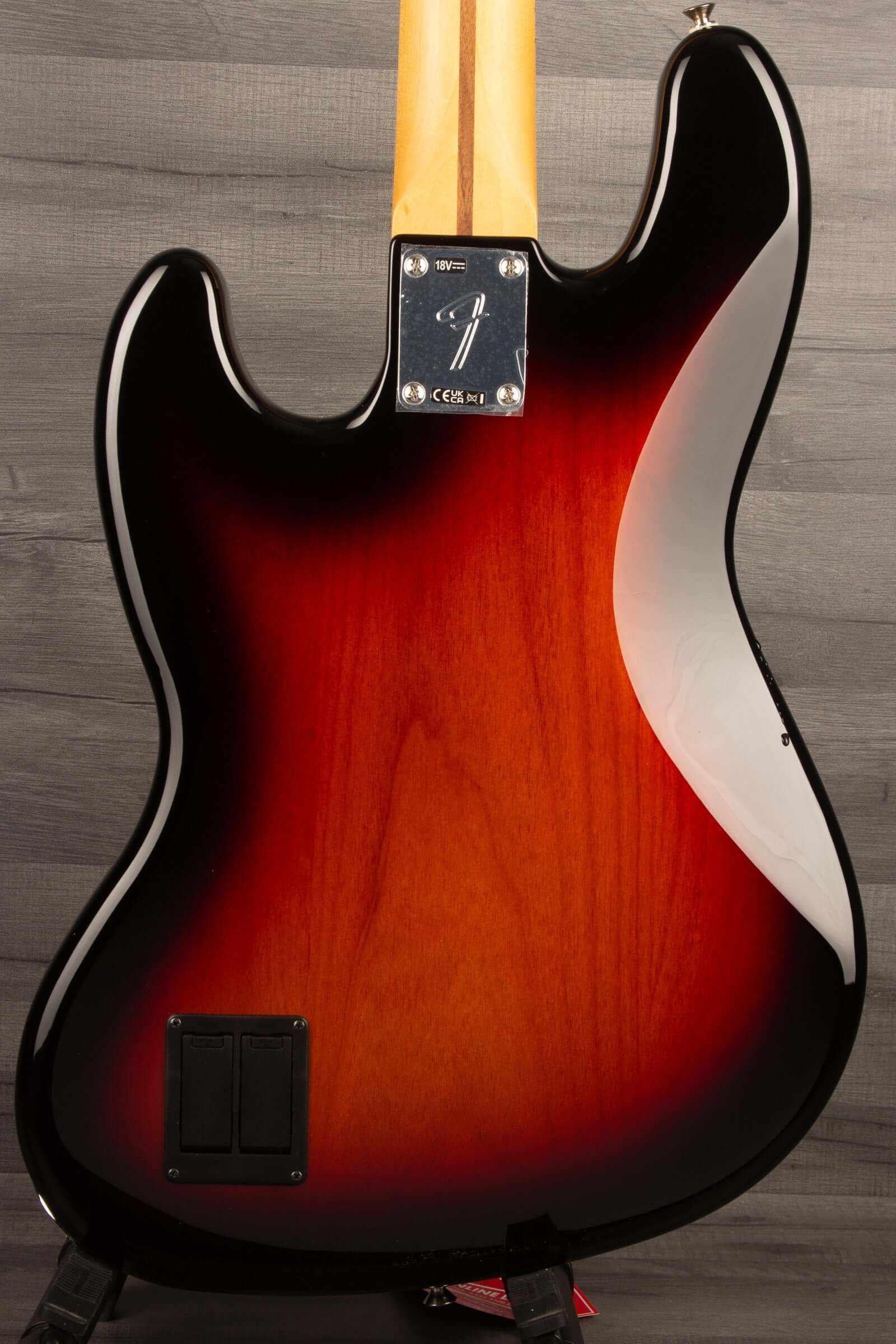 Fender Player II Modified Active Jazz Bass®, Maple Fingerboard, 3 Tone Sunburst