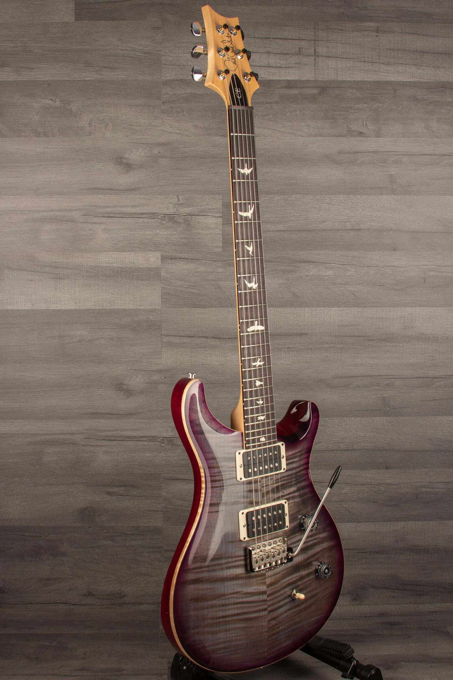 PRS CE24 Electric Guitar - Faded Gray Black Purple Burst