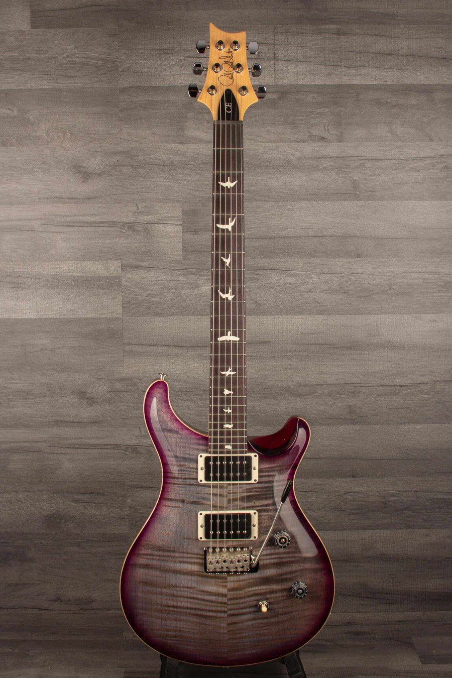 PRS CE24 Electric Guitar - Faded Gray Black Purple Burst