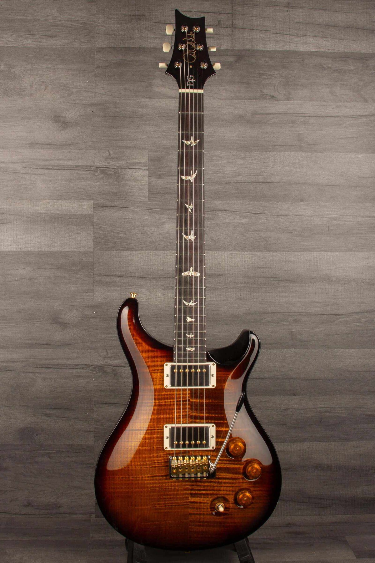 PRS DGT Electric Guitar - Black Gold Wrap 10 Top s#0377312