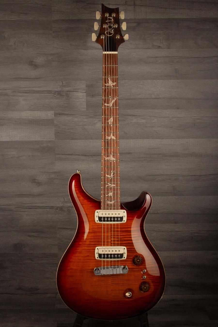 USED - PRS Paul's Guitar Dark Cherry Sunburst showcasing its unique design and craftsmanship.