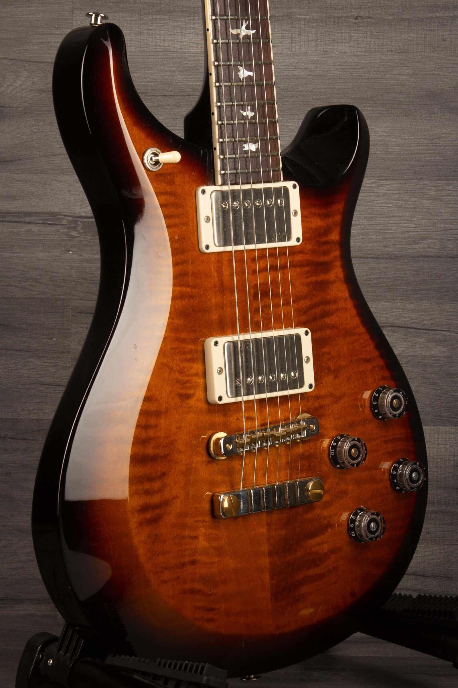 USED - PRS S2 McCarty 594 10th anniversary guitar with upgrades and rich mahogany finish.