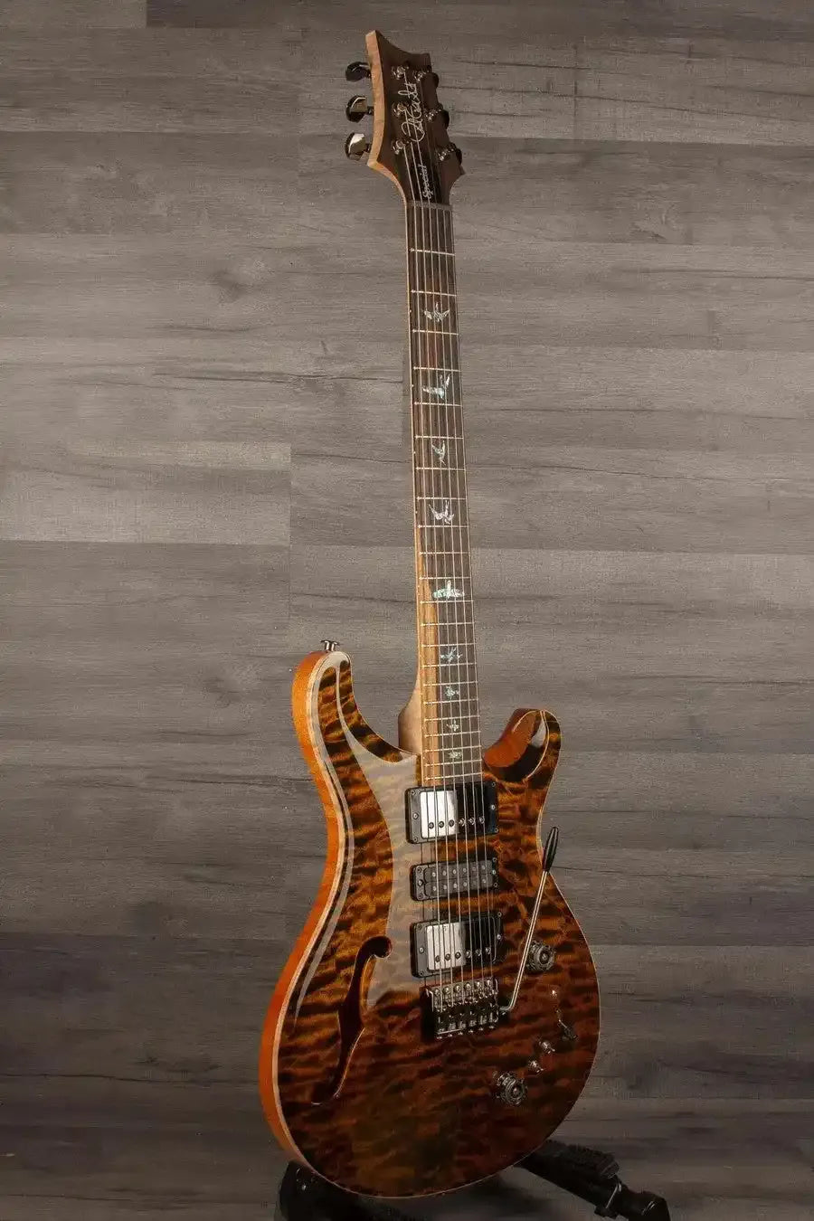 PRS Wood Special Semi Hollow Quilt Electric Guitar - Yellow Tiger s#0379114