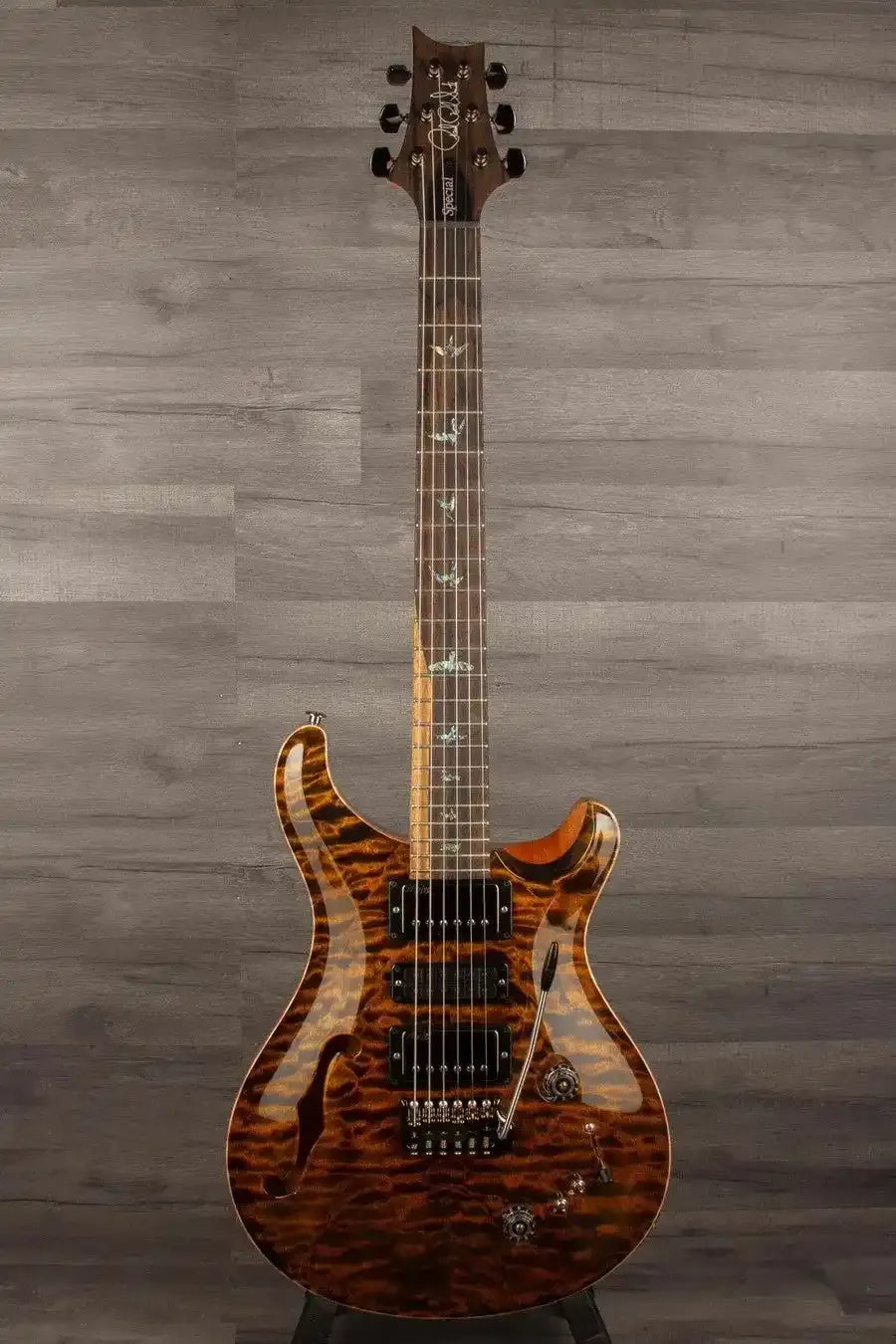 PRS Wood Special Semi Hollow Quilt Electric Guitar - Yellow Tiger s#0379114