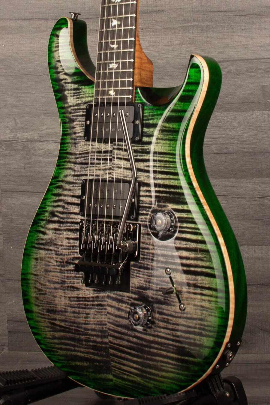 PRS - Wood Library Custom 24 Floyd , Charcoal jade burst - s#0364324