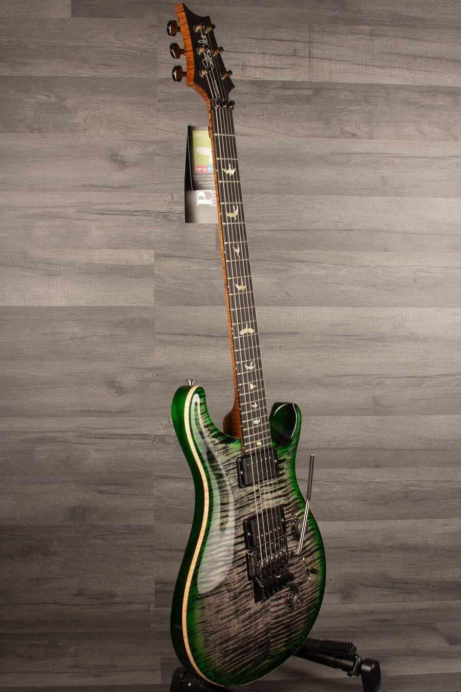 PRS - Wood Library Custom 24 Floyd , Charcoal jade burst - s#0364324