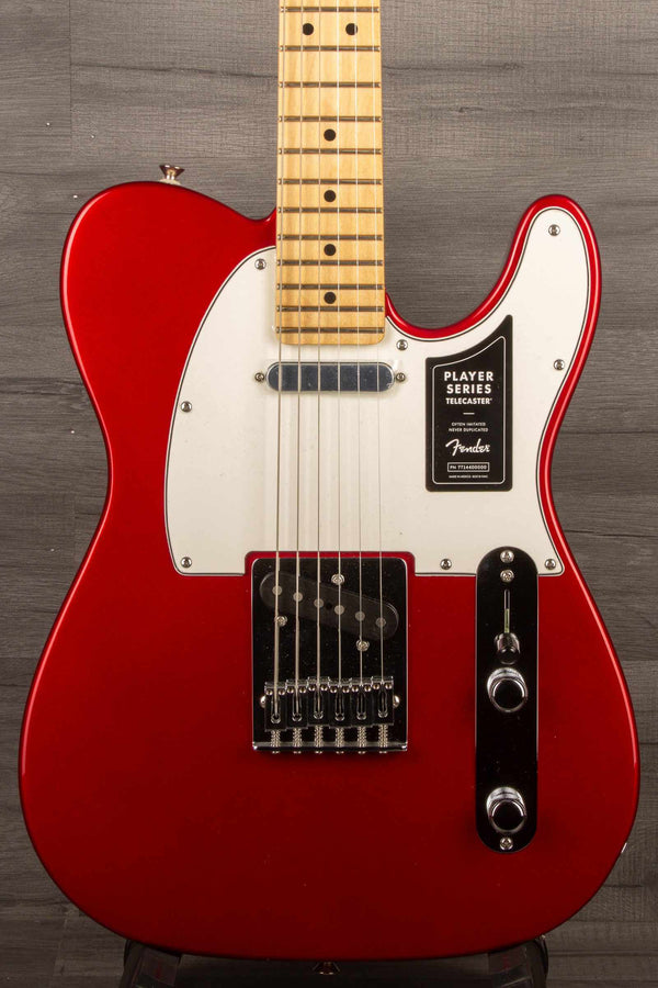 Fender Player Series Telecaster Electric Guitar - Candy Apple Red, Maple Neck