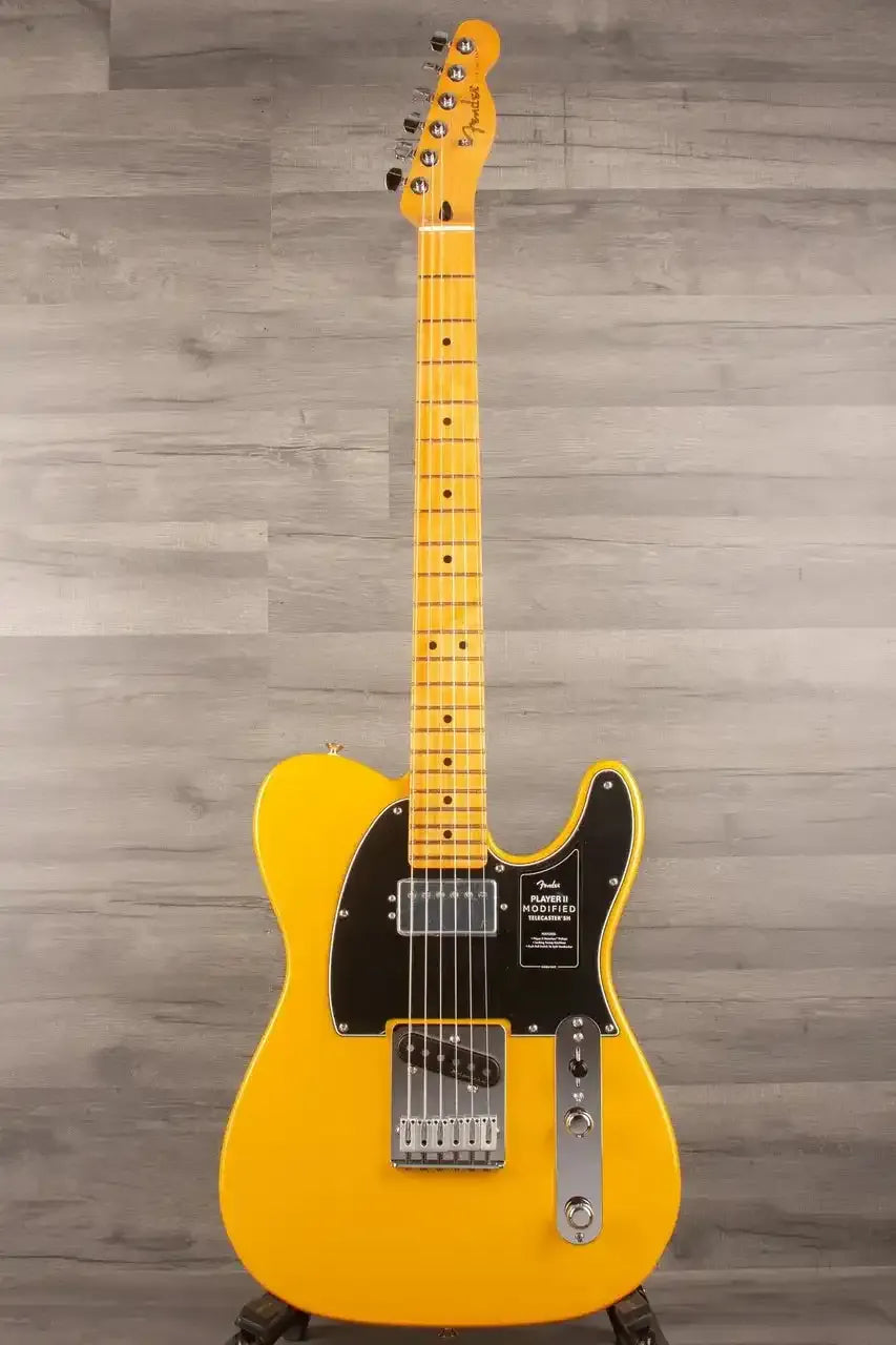 Fender Player II Modified Telecaster® SH, Maple Fingerboard, Sunshine Yellow - MusicStreet