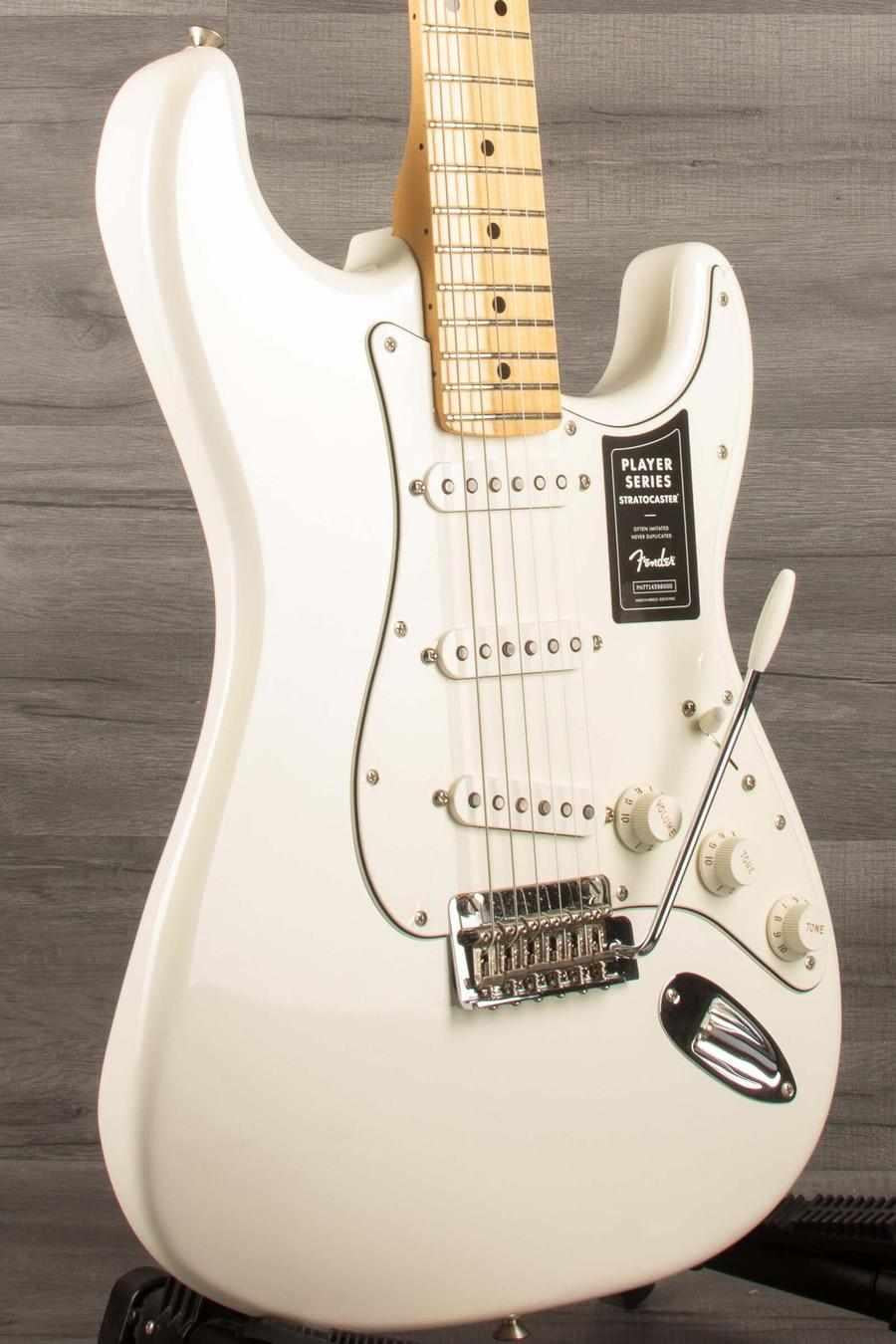 USED Fender Player Series Stratocaster - Polar White - MusicStreet