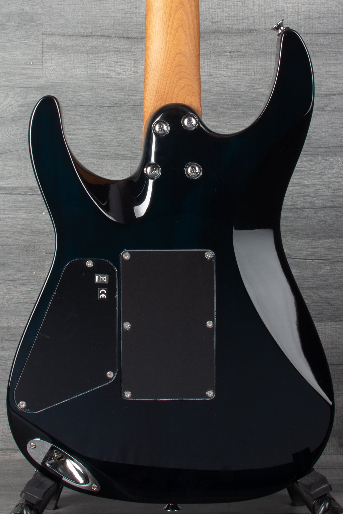 Charvel Pro-Mod Plus Dinky DK24 HSS 2PT EB QM with Ebony Fingerboard - Blue Curaçao