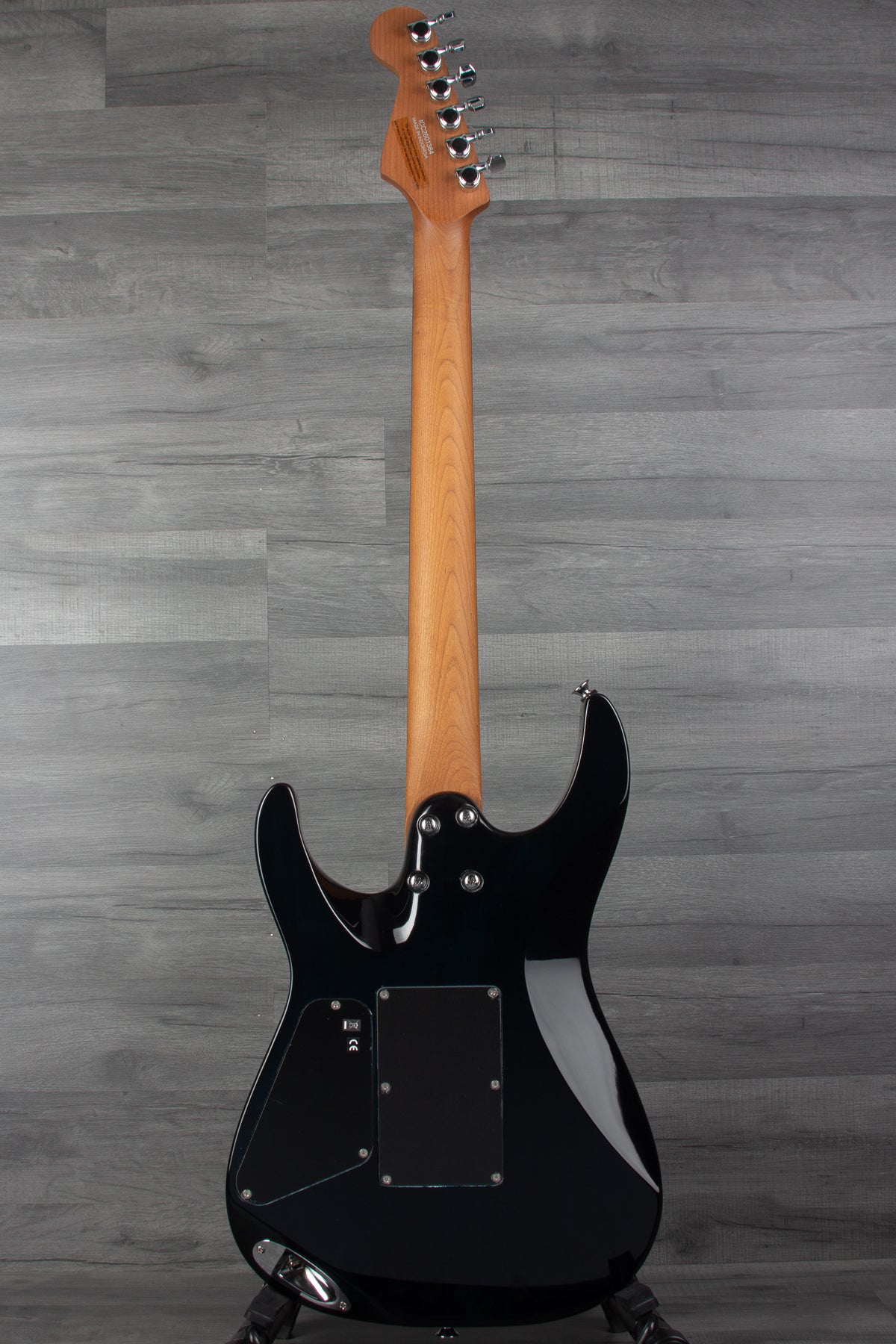 Charvel Pro-Mod Plus Dinky DK24 HSS 2PT EB QM with Ebony Fingerboard - Blue Curaçao