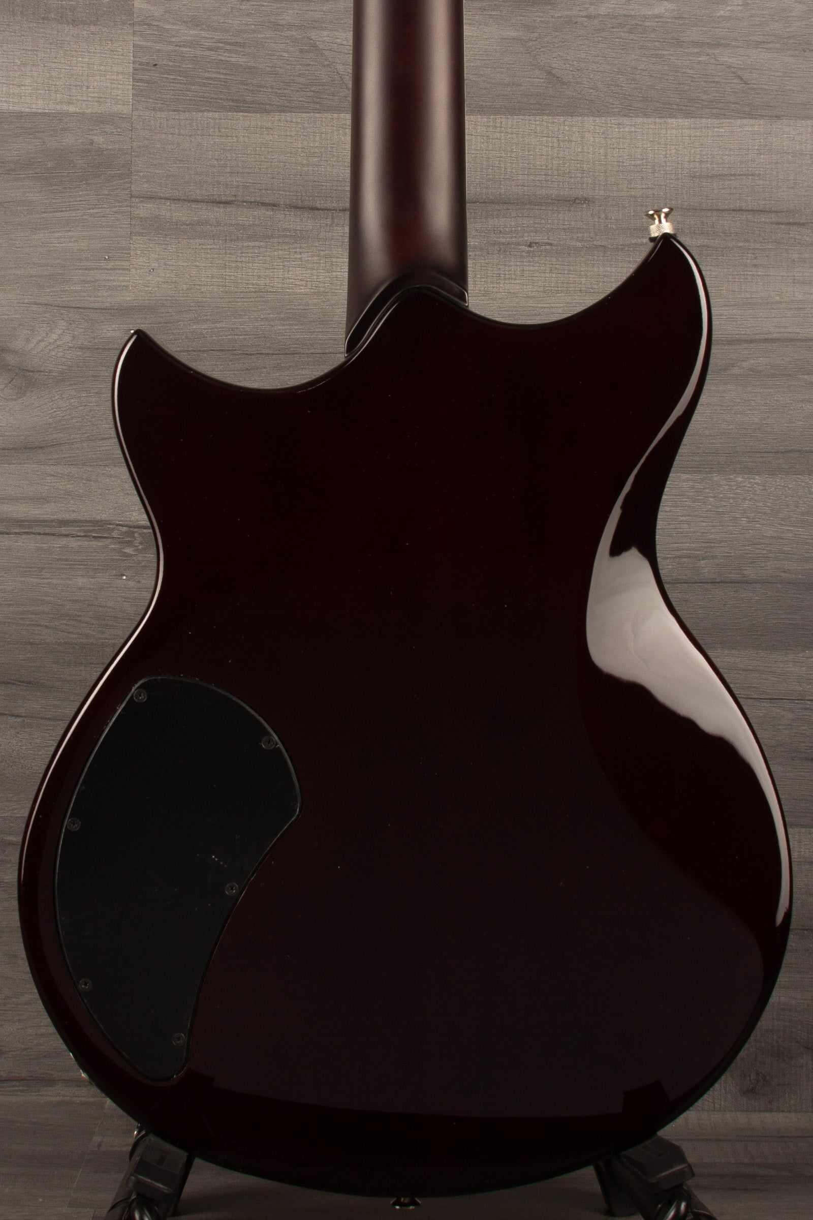 Yamaha RSS02T Revstar - Vintage White guitar back view showcasing its sleek design and crafted finish.