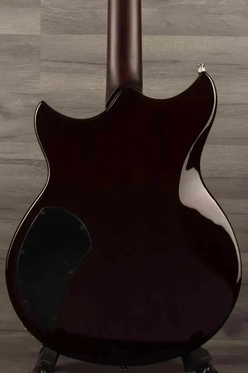 Yamaha RSS02T Revstar - Vintage White guitar back view showcasing its sleek design and crafted finish.