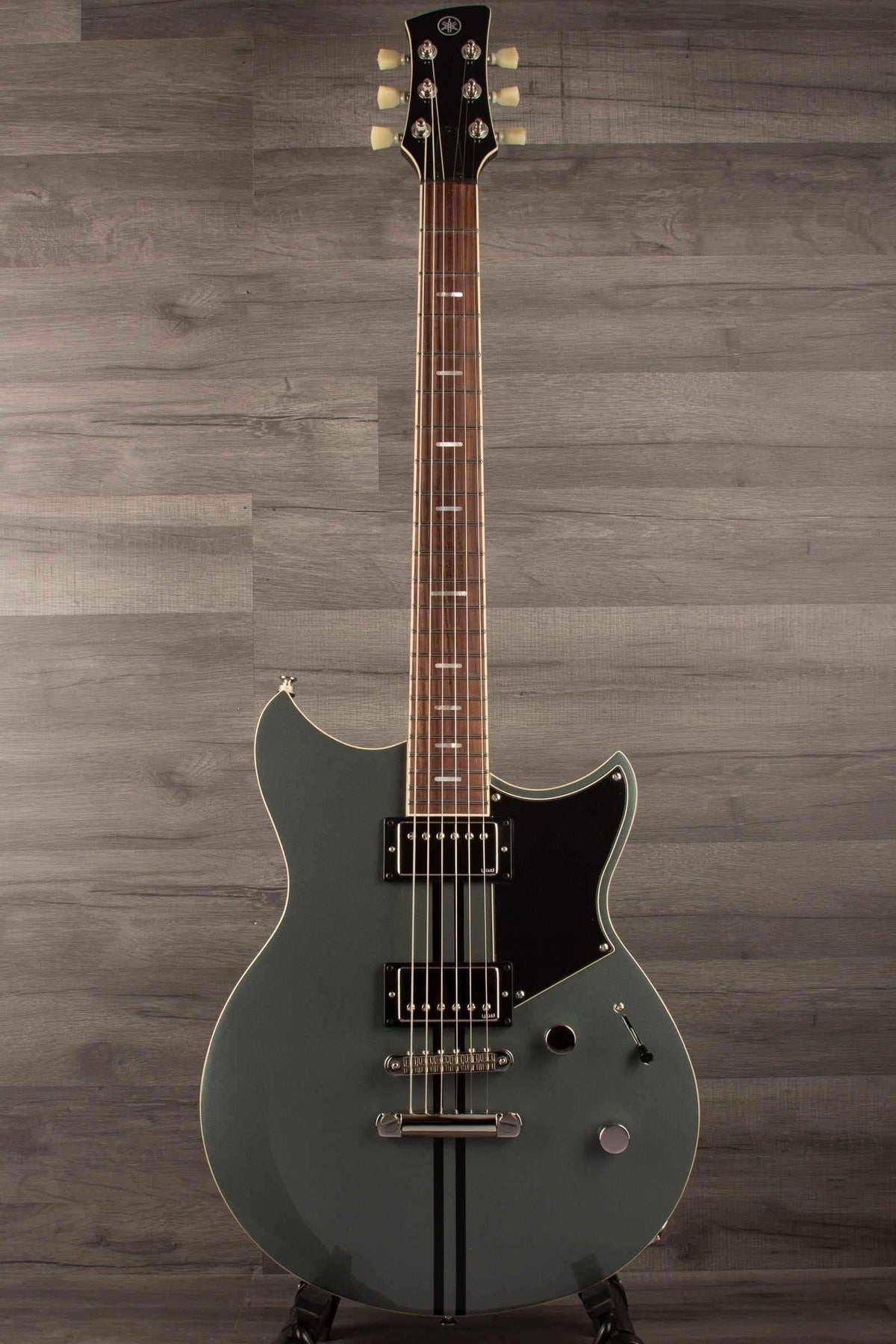Yamaha RSS20 Revstar - Mist Green guitar featuring unique body shape and Alnico Humbuckers.