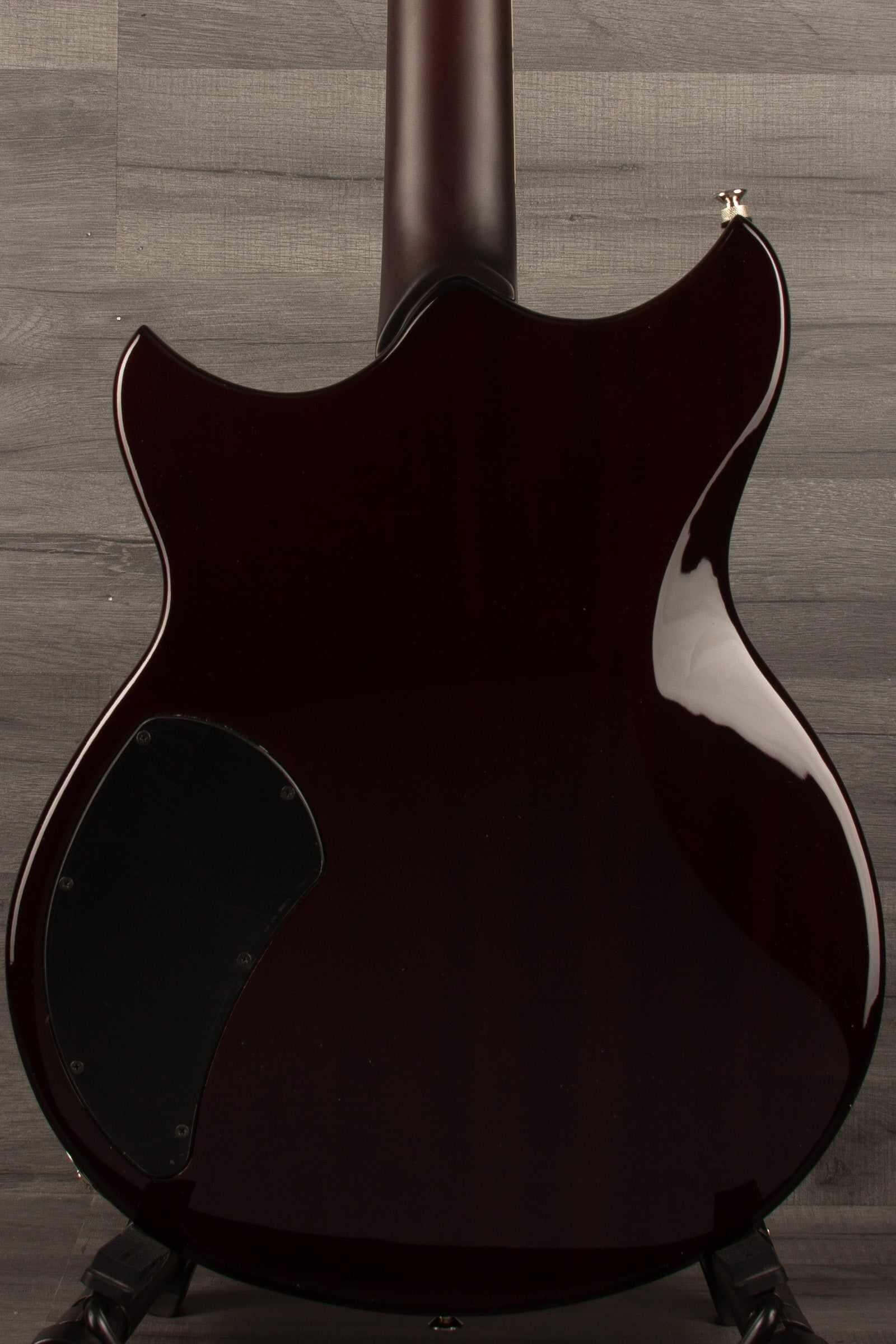 Yamaha RSS20 Revstar -Sonic Blue back view showcasing smooth design and high-gloss finish