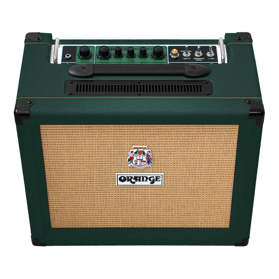 Orange Ltd edition- Rocker 15 1x10 Guitar Combo british racing green, compact all-valve amplifier for home and stage.