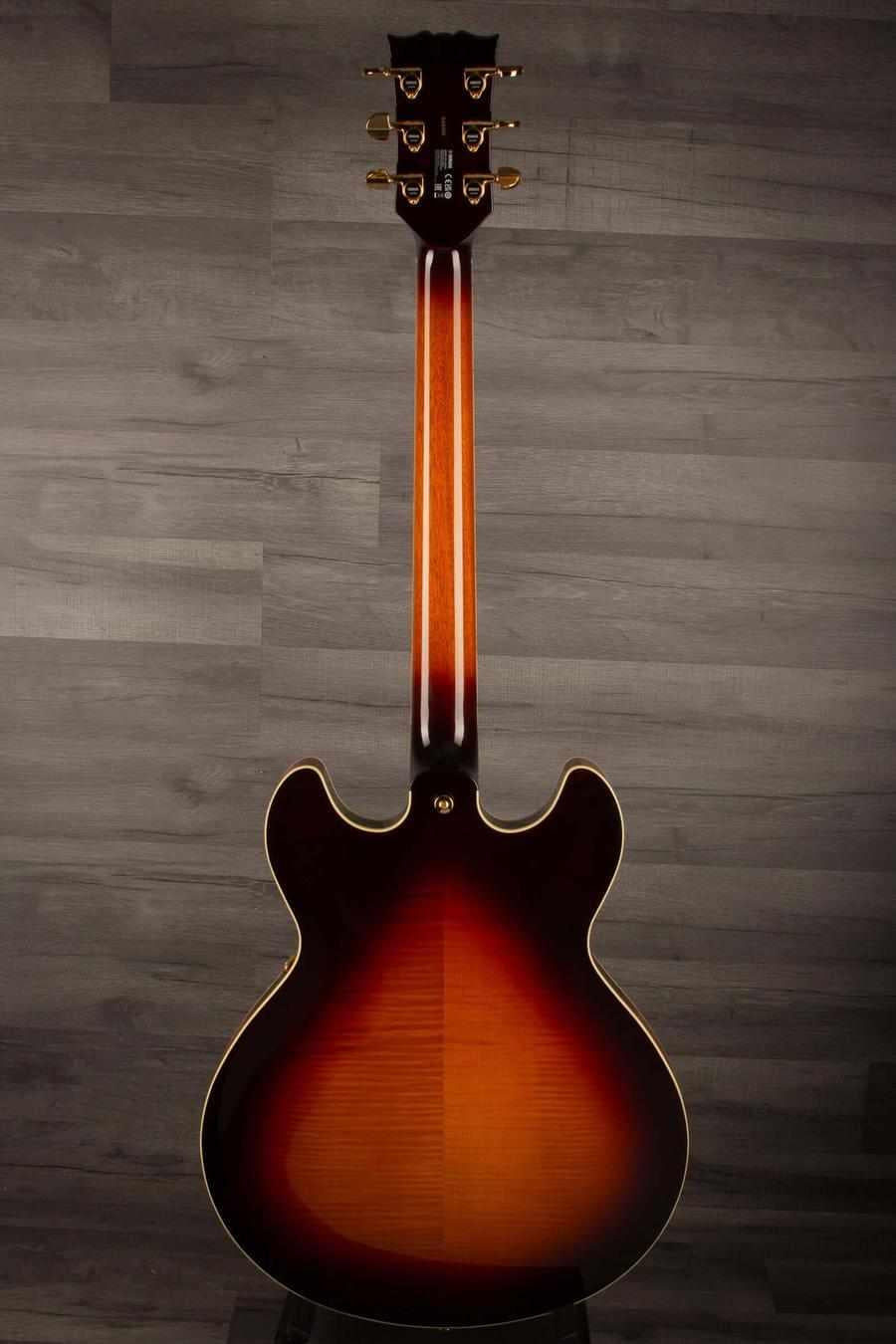 Yamaha SA2200 Semi Hollow Electric Guitar - Brown Sunburst s# - MusicStreet