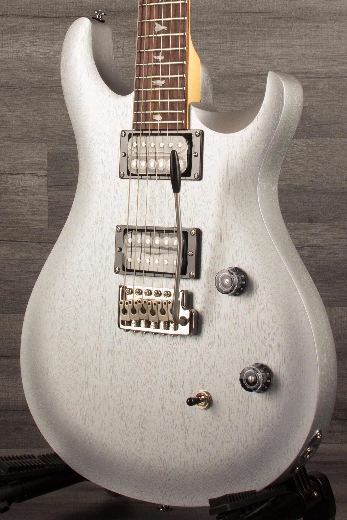 PRS SE CE24 Standard Trem (2024)- Metallic Silver - MusicStreet