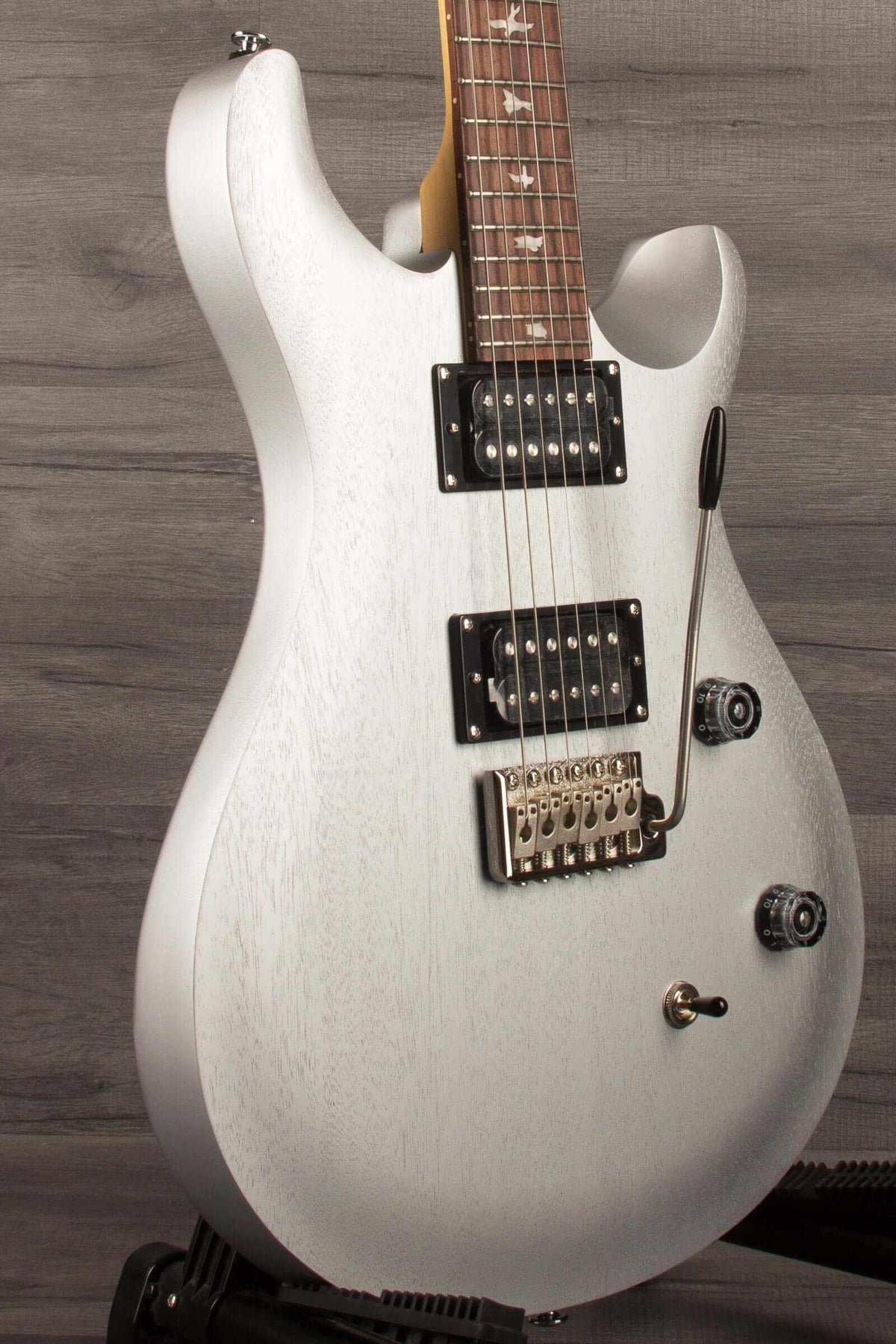 PRS SE CE24 Standard Trem (2024)- Metallic Silver - MusicStreet