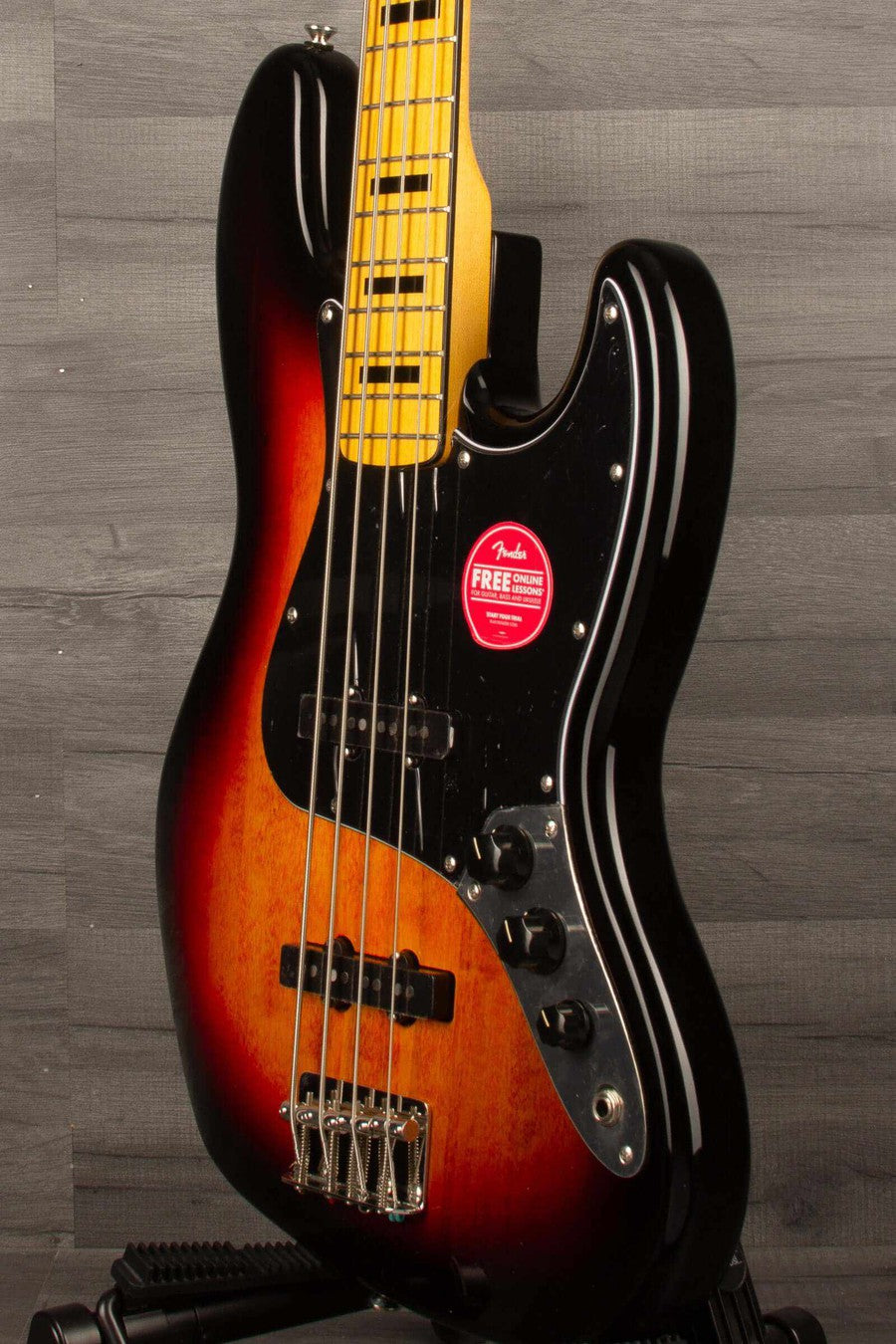 Squier Classic Vibe '70s Jazz Bass Guitar - 3 Tone Sunburst