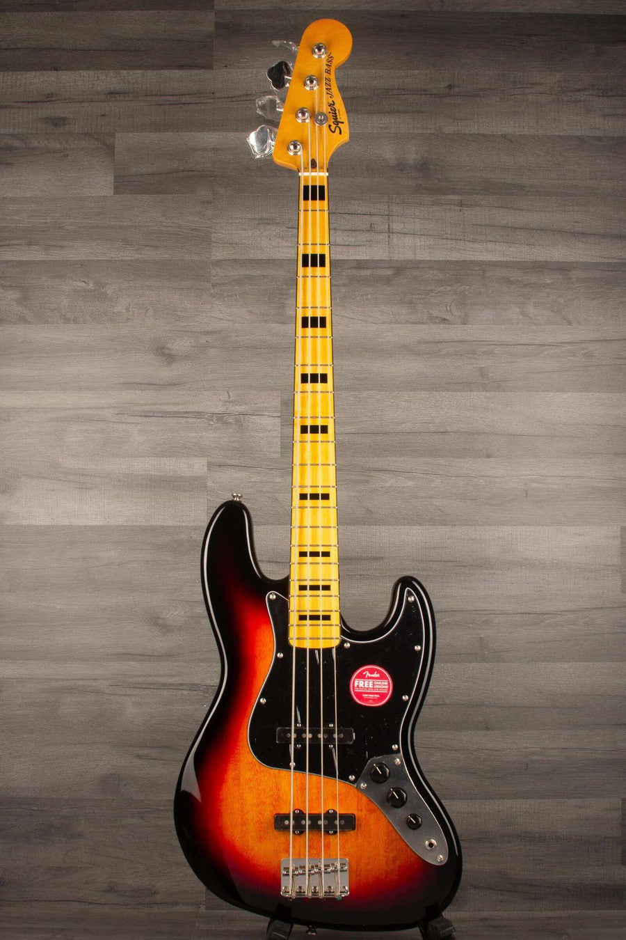 Squier Classic Vibe '70s Jazz Bass Guitar - 3 Tone Sunburst