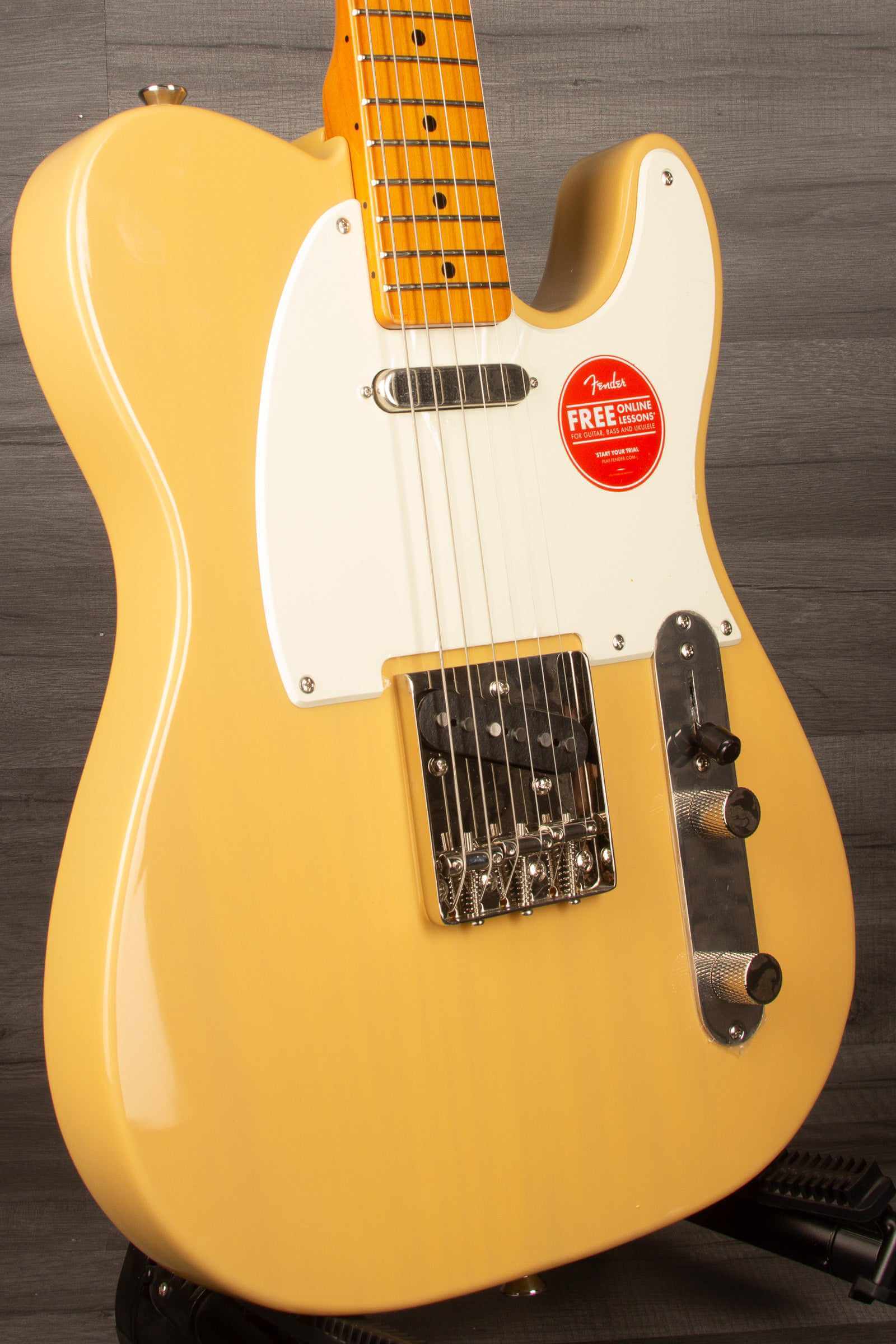 Squier FSR Classic Vibe '50s Telecaster®, Maple Fingerboard, Parchment Pickguard, Vintage Blonde