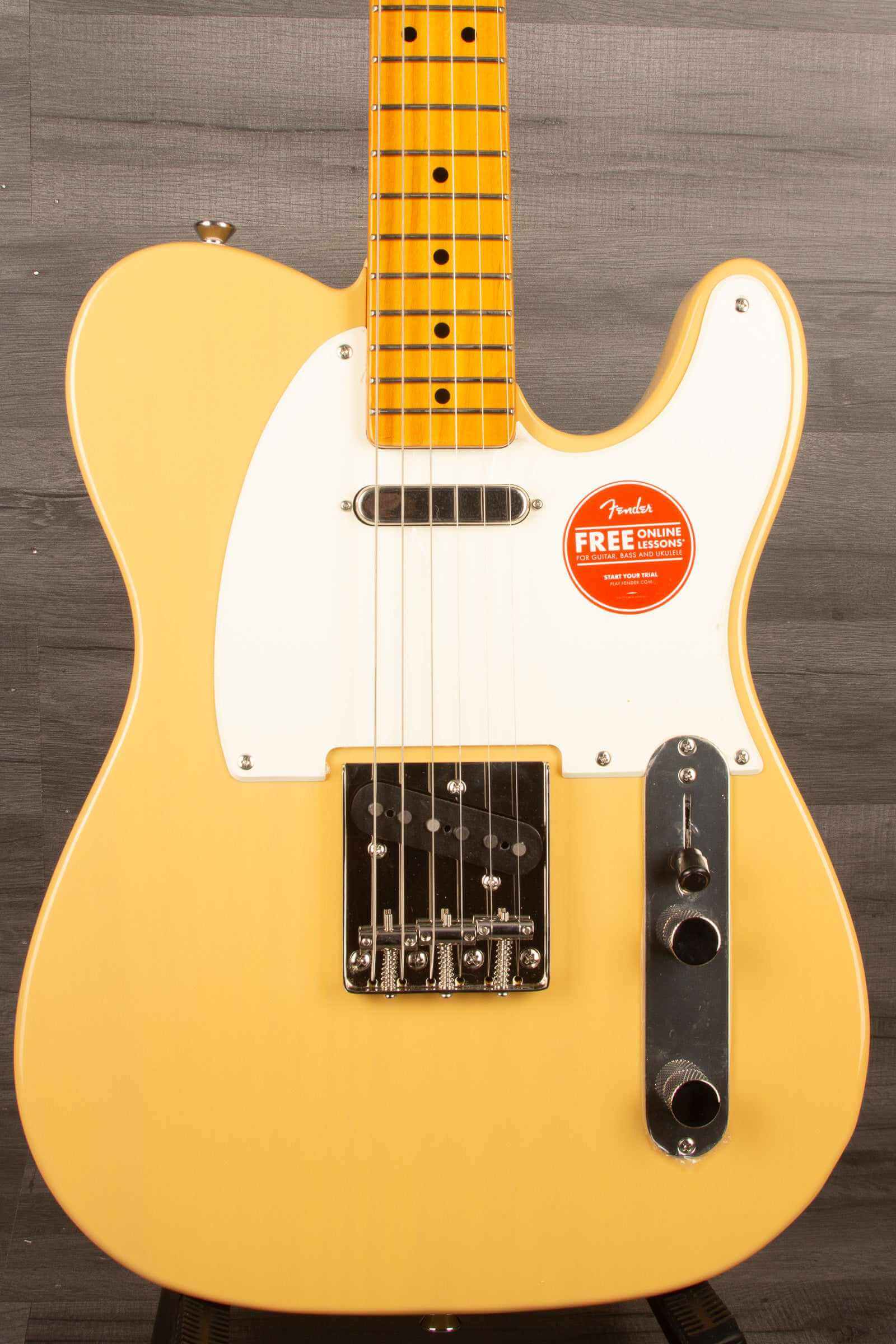 Squier FSR Classic Vibe '50s Telecaster®, Maple Fingerboard, Parchment Pickguard, Vintage Blonde