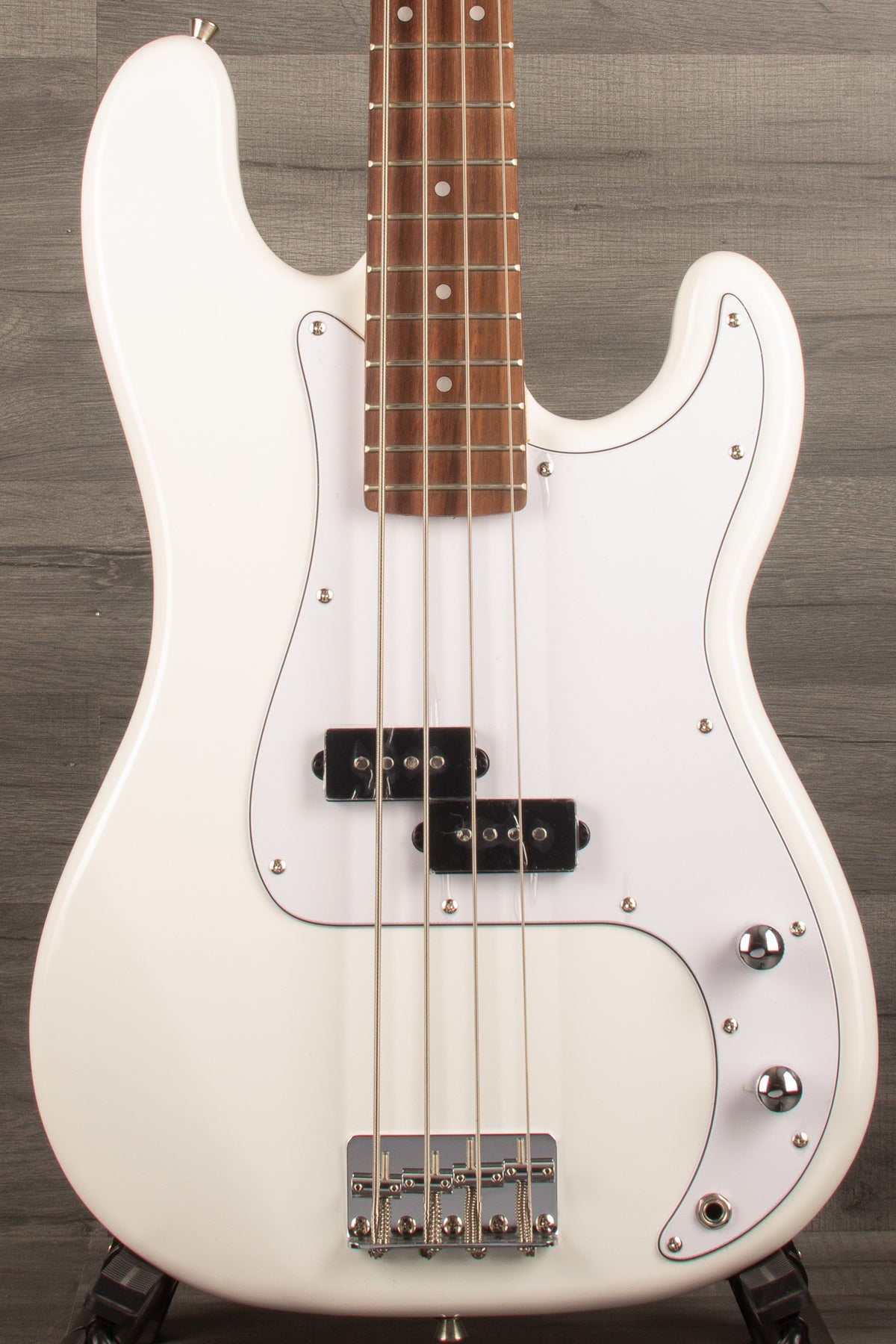 Aria STB PB/B White / White - Bass Guitar