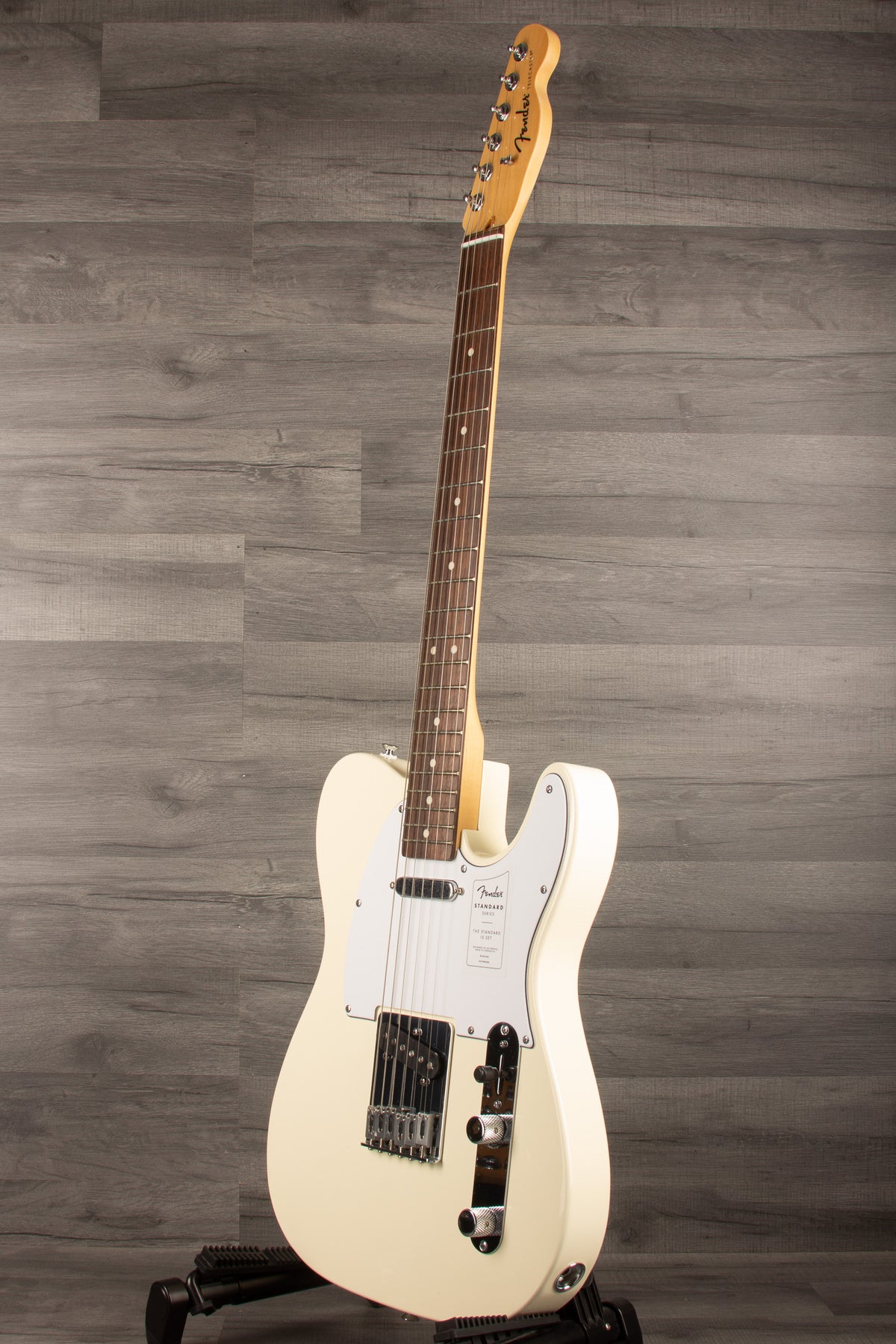 Fender Standard Telecaster®, Laurel Fingerboard, White Pickguard, Olympic White - MusicStreet