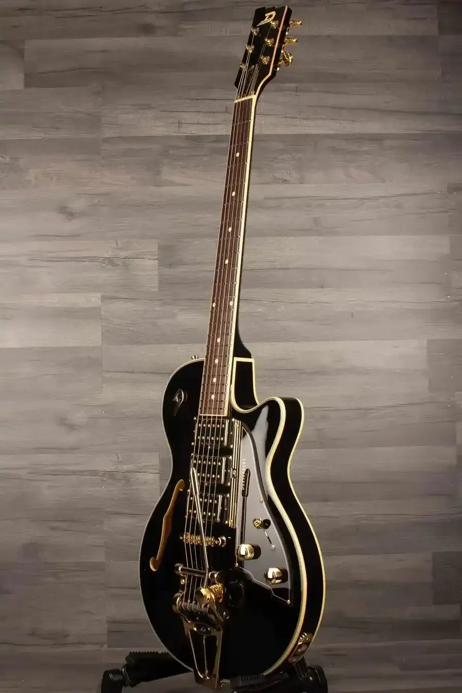Duesenberg Starplayer TV Custom Electric Guitar - Black - MusicStreet