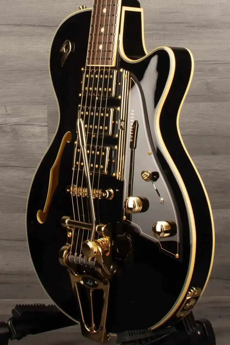 Duesenberg Starplayer TV Custom Electric Guitar - Black - MusicStreet