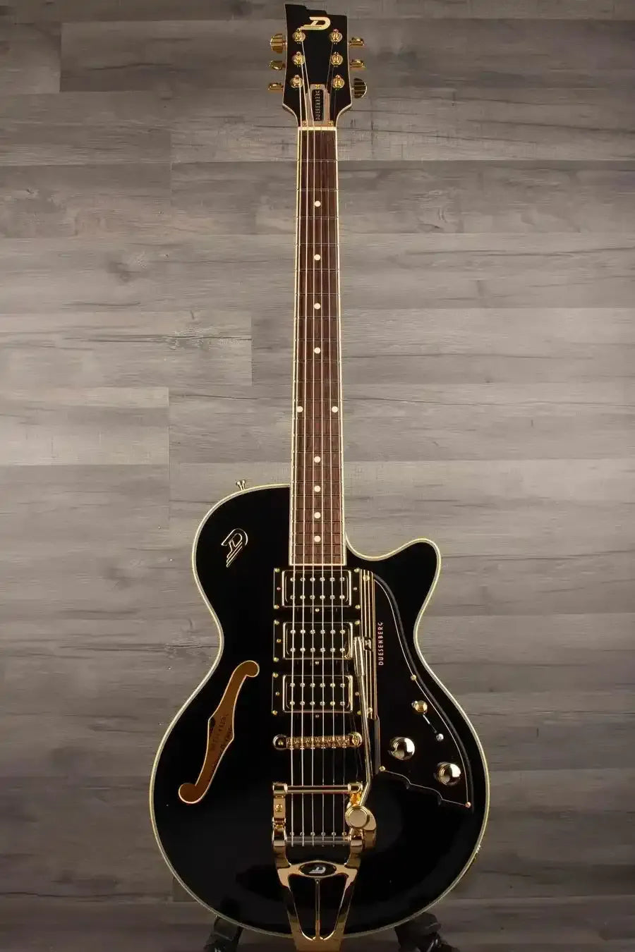 Duesenberg Starplayer TV Custom Electric Guitar - Black - MusicStreet