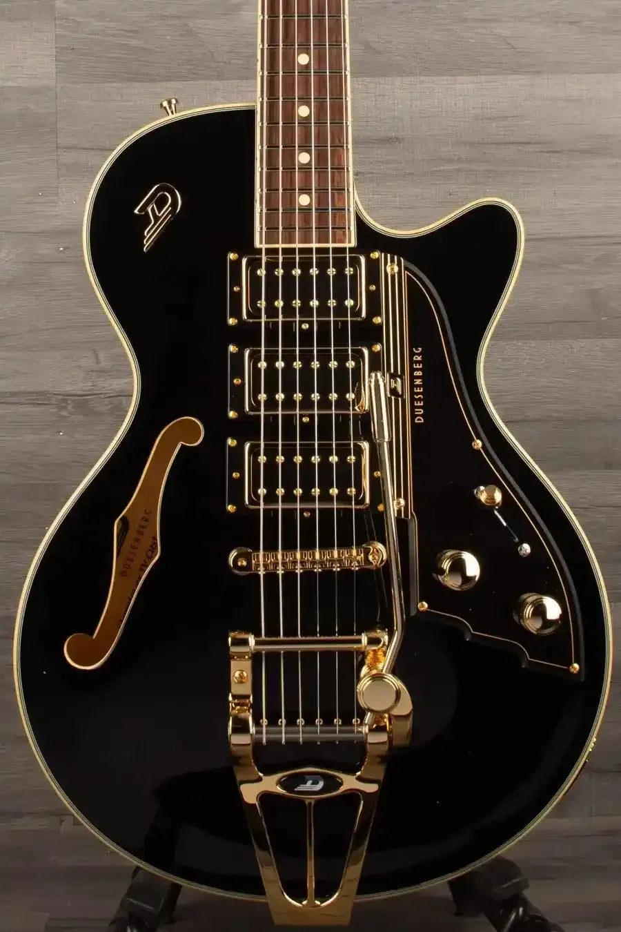Duesenberg Starplayer TV Custom Electric Guitar - Black - MusicStreet