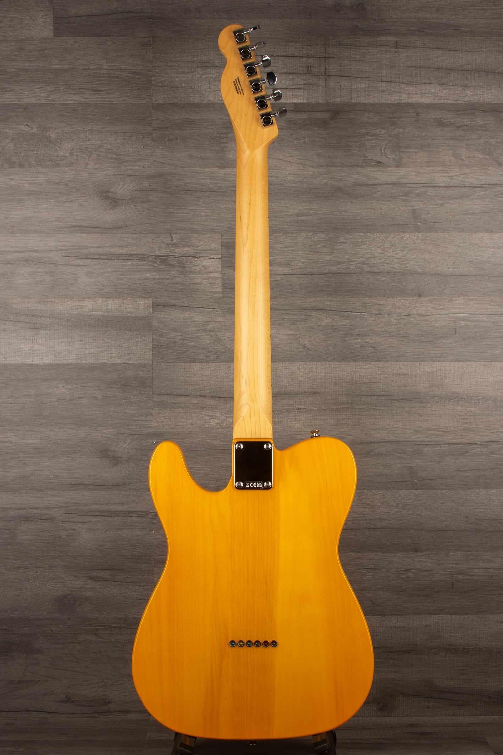 Fender Standard Telecaster®, Maple Fingerboard, Black Pickguard, Butterscotch Blonde