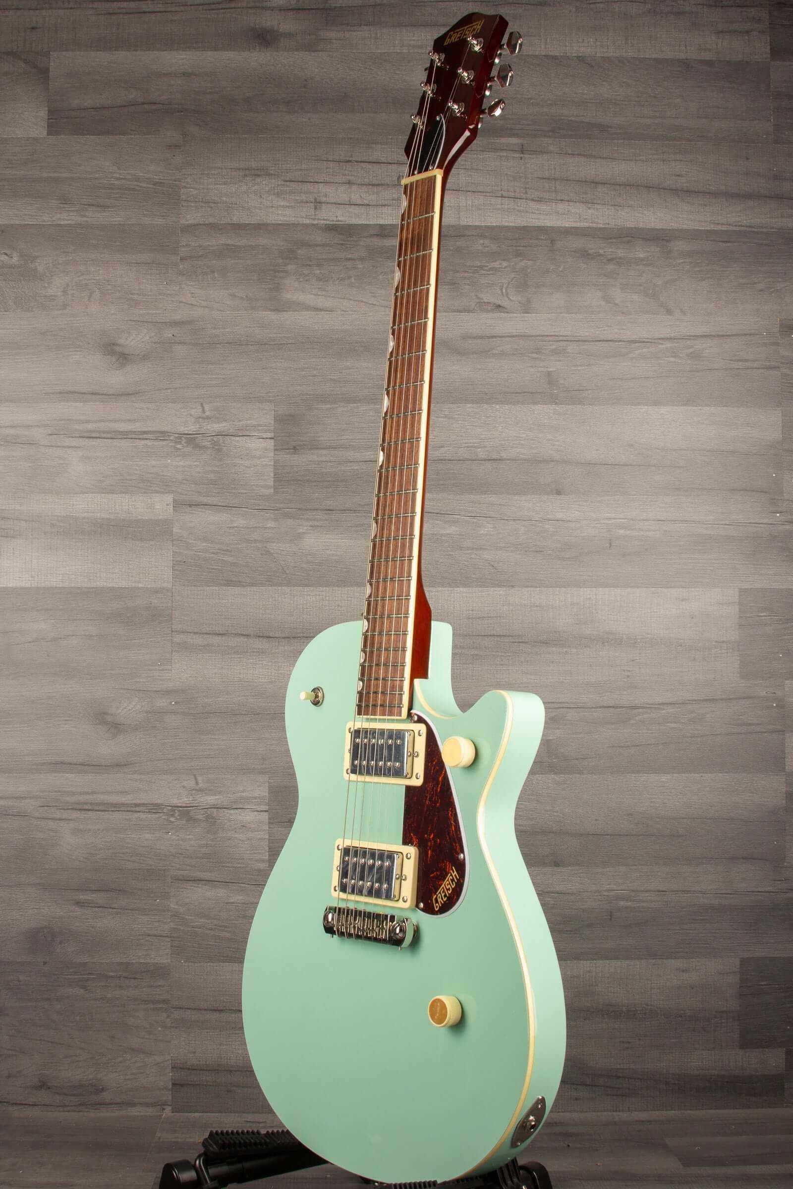 Gretsch Streamliner™ Jet™ Club Single-Cut with Wraparound, Laurel Fingerboard, Mint Metallic