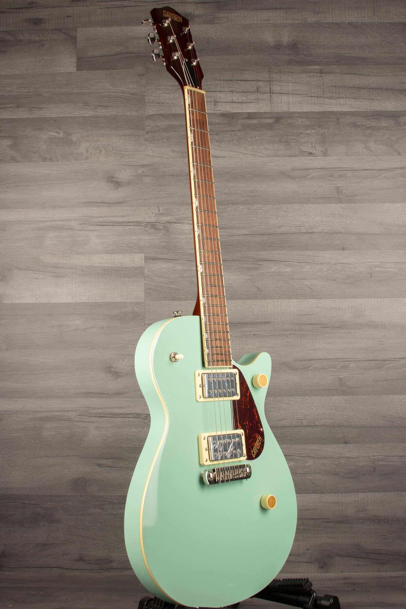 Gretsch Streamliner™ Jet™ Club Single-Cut with Wraparound, Laurel Fingerboard, Mint Metallic